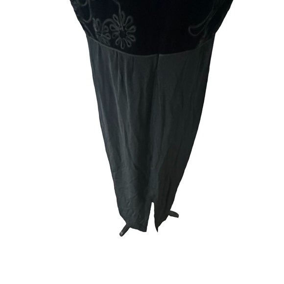 ANNA GOODYEAR Vintage Black Velvet Dress Size Small - Picture 5 of 6